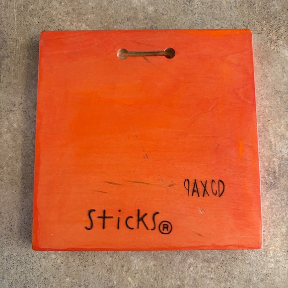 Sticks Folk Art Wood Wall Hanging Kayak Scene Sun River Trees Lake Cabin Decor - Picture 2 of 4